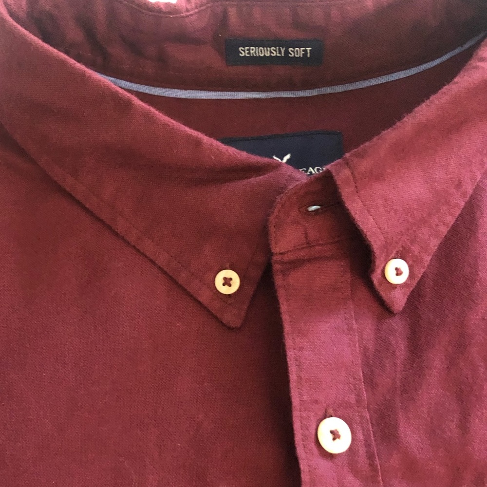 AE Seriously Soft Oxford Buttondown Shirt